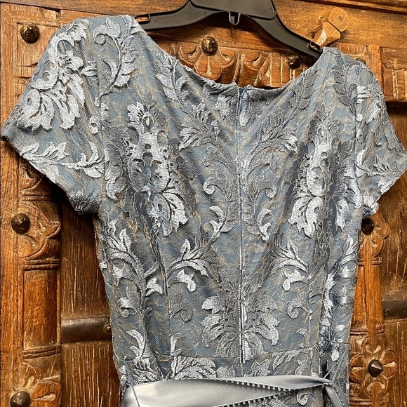 Adrianna Papell Mother of the Bride Gown Lace Dress Size 4 - Picture 7 of 9